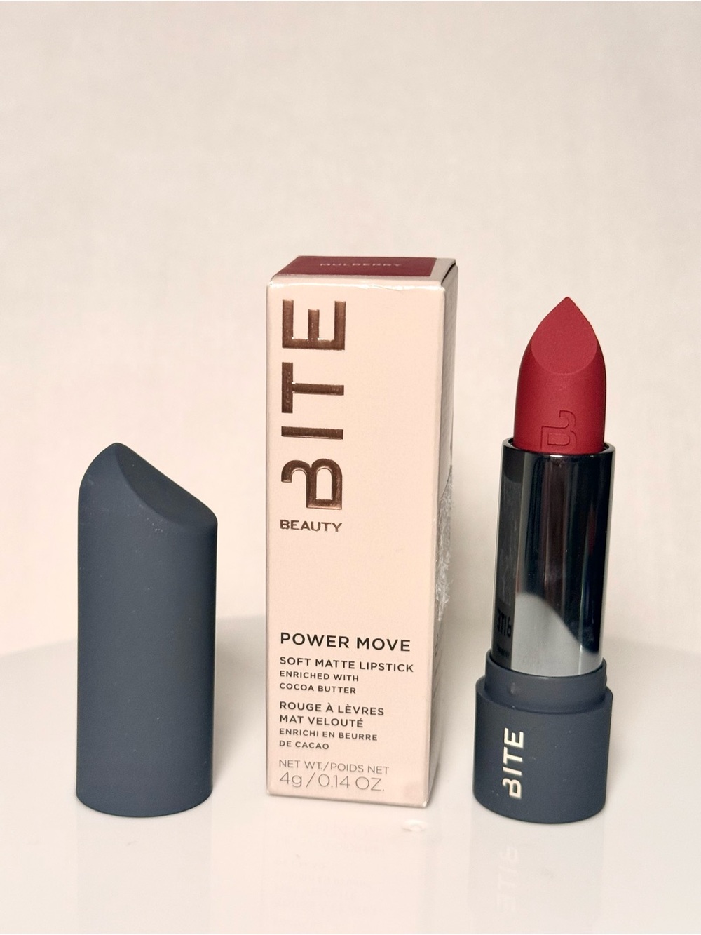 Bite Beauty Mulberry Power Move Hydrating Soft Matte Lipstick  $40